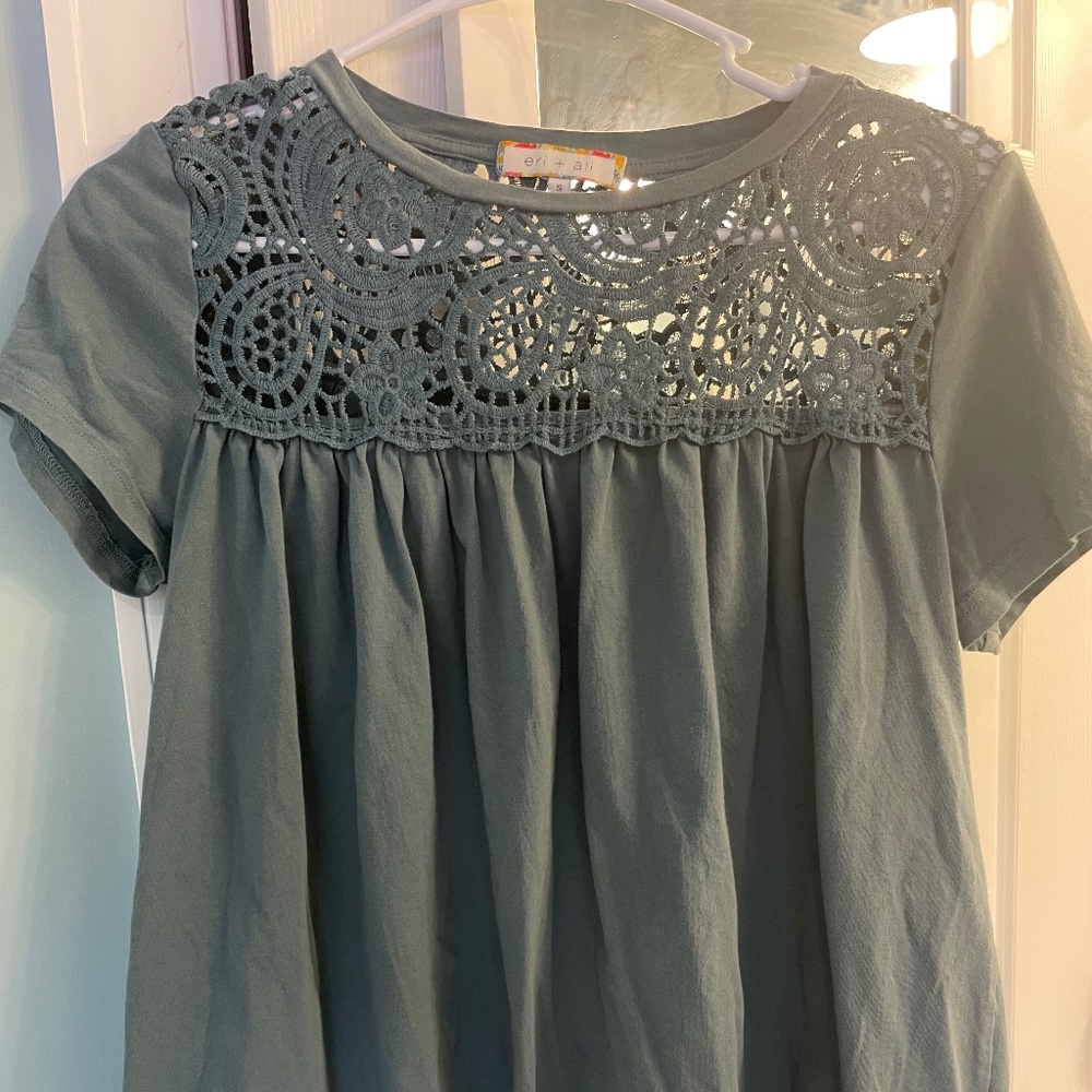 Lace Anthro shirt